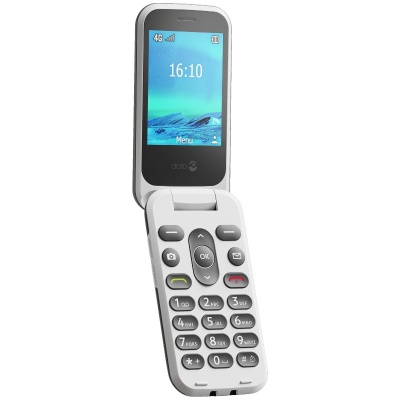 Doro 2880 4G Big-Button Amplified Clamshell Mobile Phone With External Display